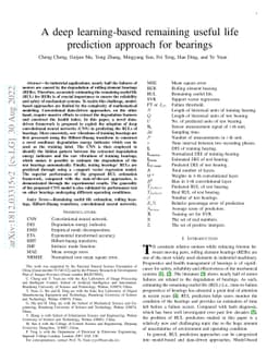 A deep learning-based remaining useful life prediction approach for
  bearings