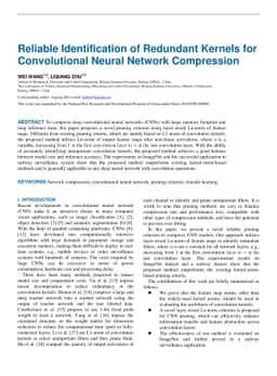 Reliable Identification of Redundant Kernels for Convolutional Neural
  Network Compression