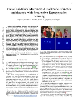 Facial Landmark Machines: A Backbone-Branches Architecture with
  Progressive Representation Learning