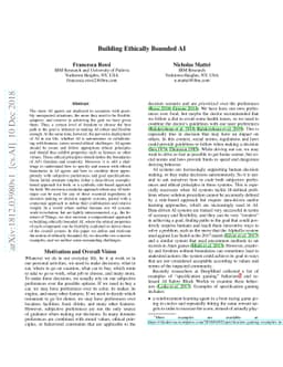 Building Ethically Bounded AI