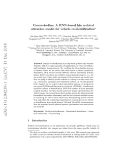 Coarse-to-fine: A RNN-based hierarchical attention model for vehicle
  re-identification