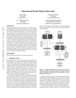 Attentional Road Safety Networks