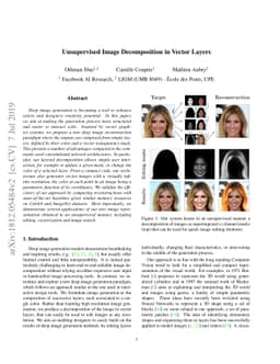 Unsupervised Image Decomposition in Vector Layers