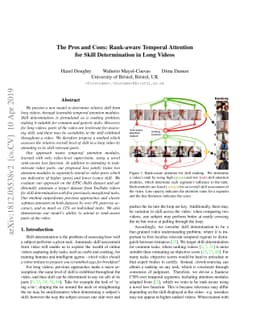 The Pros and Cons: Rank-aware Temporal Attention for Skill Determination
  in Long Videos