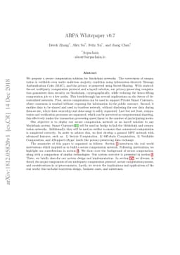 ARPA Whitepaper