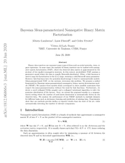 Bayesian Mean-parameterized Nonnegative Binary Matrix Factorization
