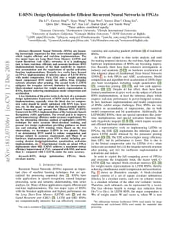 E-RNN: Design Optimization for Efficient Recurrent Neural Networks in
  FPGAs