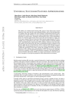 Universal Successor Features Approximators