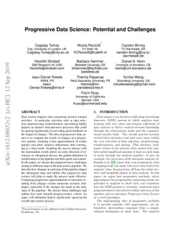 Progressive Data Science: Potential and Challenges