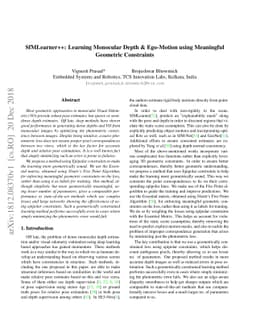 SfMLearner++: Learning Monocular Depth & Ego-Motion using Meaningful
  Geometric Constraints