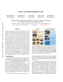 nocaps: novel object captioning at scale