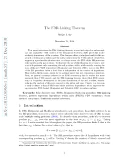 The FDR-Linking Theorem