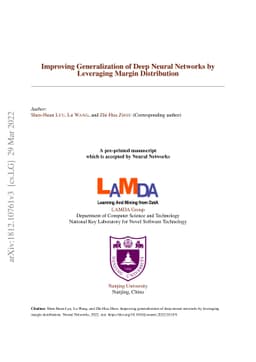 Improving Generalization of Deep Neural Networks by Leveraging Margin
  Distribution