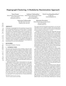 Hypergraph Clustering: A Modularity Maximization Approach