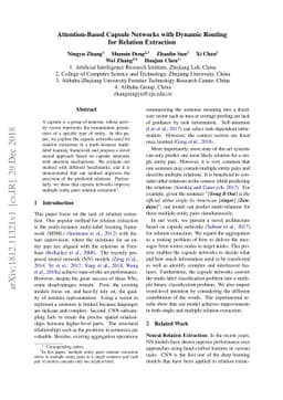 Attention-Based Capsule Networks with Dynamic Routing for Relation
  Extraction