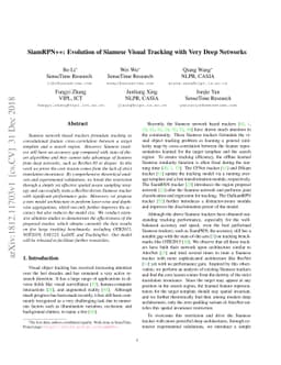 SiamRPN++: Evolution of Siamese Visual Tracking with Very Deep Networks