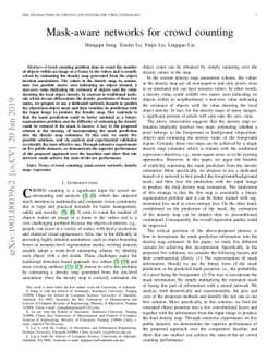Mask-aware networks for crowd counting