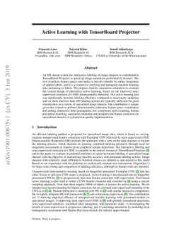 Active Learning with TensorBoard Projector