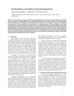 Face Recognition: A Novel Multi-Level Taxonomy based Survey
