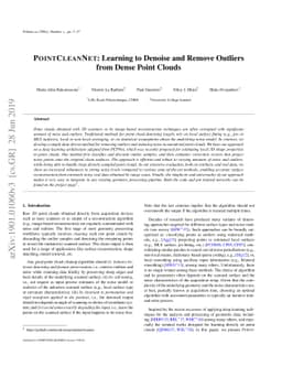 PointCleanNet: Learning to Denoise and Remove Outliers from Dense Point
  Clouds