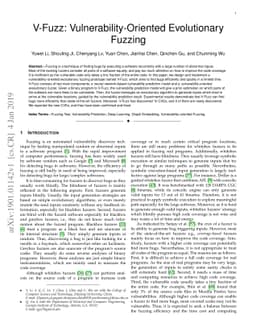 V-Fuzz: Vulnerability-Oriented Evolutionary Fuzzing