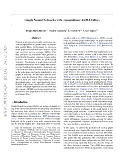 Graph Neural Networks with convolutional ARMA filters