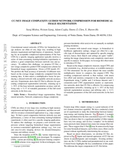 CC-Net: Image Complexity Guided Network Compression for Biomedical Image
  Segmentation