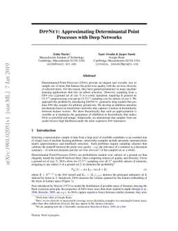 DPPNet: Approximating Determinantal Point Processes with Deep Networks