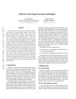 FIGR: Few-shot Image Generation with Reptile