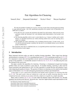 Fair Algorithms for Clustering