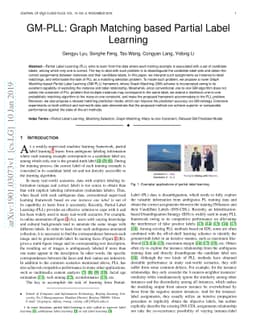 GM-PLL: Graph Matching based Partial Label Learning