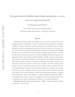 Surrogate-assisted reliability-based design optimization: a survey and a
  new general framework