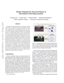 Domain Adaptation for Structured Output via Discriminative Patch
  Representations
