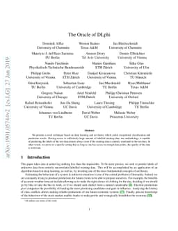 The Oracle of DLphi
