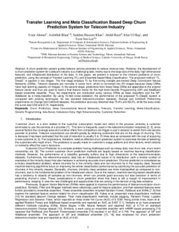 Transfer Learning and Meta Classification Based Deep Churn Prediction
  System for Telecom Industry