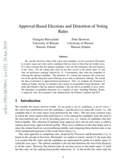 Approval-Based Elections and Distortion of Voting Rules