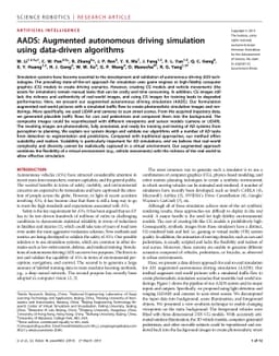 AADS: Augmented Autonomous Driving Simulation using Data-driven
  Algorithms