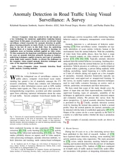 Anomaly Detection in Road Traffic Using Visual Surveillance: A Survey