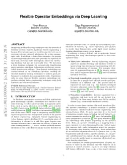 Flexible Operator Embeddings via Deep Learning