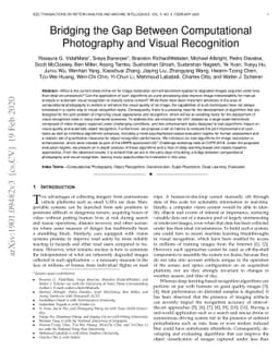 Bridging the Gap Between Computational Photography and Visual
  Recognition