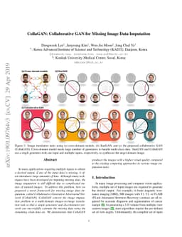 CollaGAN : Collaborative GAN for Missing Image Data Imputation