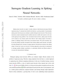 Surrogate Gradient Learning in Spiking Neural Networks