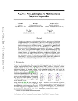 NAOMI: Non-Autoregressive Multiresolution Sequence Imputation