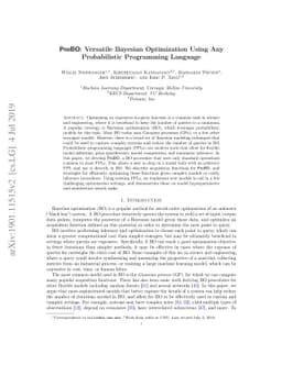 ProBO: Versatile Bayesian Optimization Using Any Probabilistic
  Programming Language
