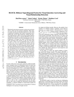 BLOCK: Bilinear Superdiagonal Fusion for Visual Question Answering and
  Visual Relationship Detection