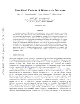 Tree-Sliced Variants of Wasserstein Distances
