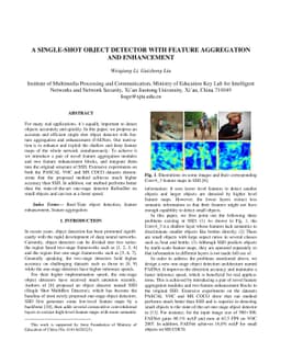 A Single-shot Object Detector with Feature Aggragation and Enhancement