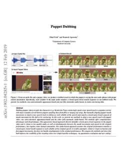 Puppet Dubbing
