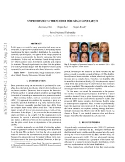 Unpriortized Autoencoder For Image Generation