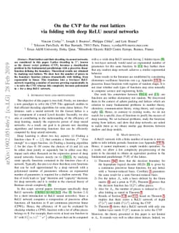 On the CVP for the root lattices via folding with deep ReLU neural
  networks
